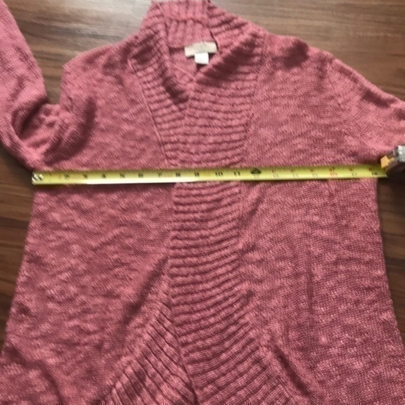 Loft pink open cardigan size Small, used - Picture 6 of 12